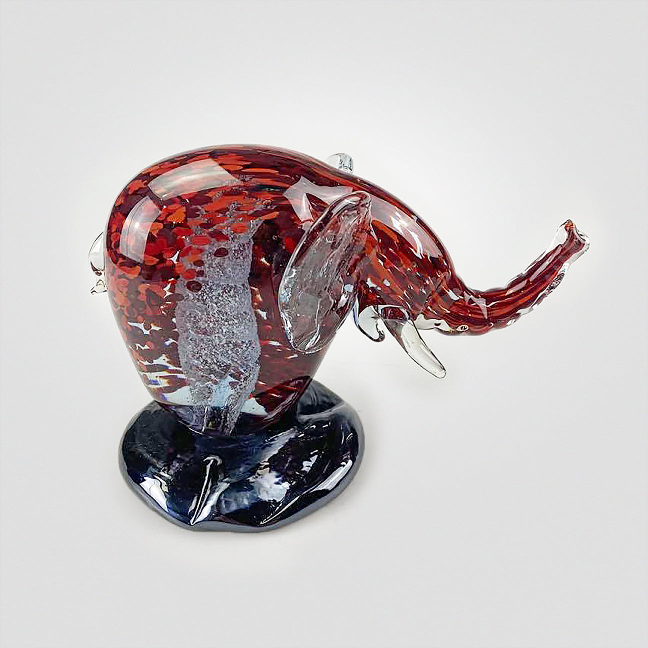 elephant custom memorial glass ash