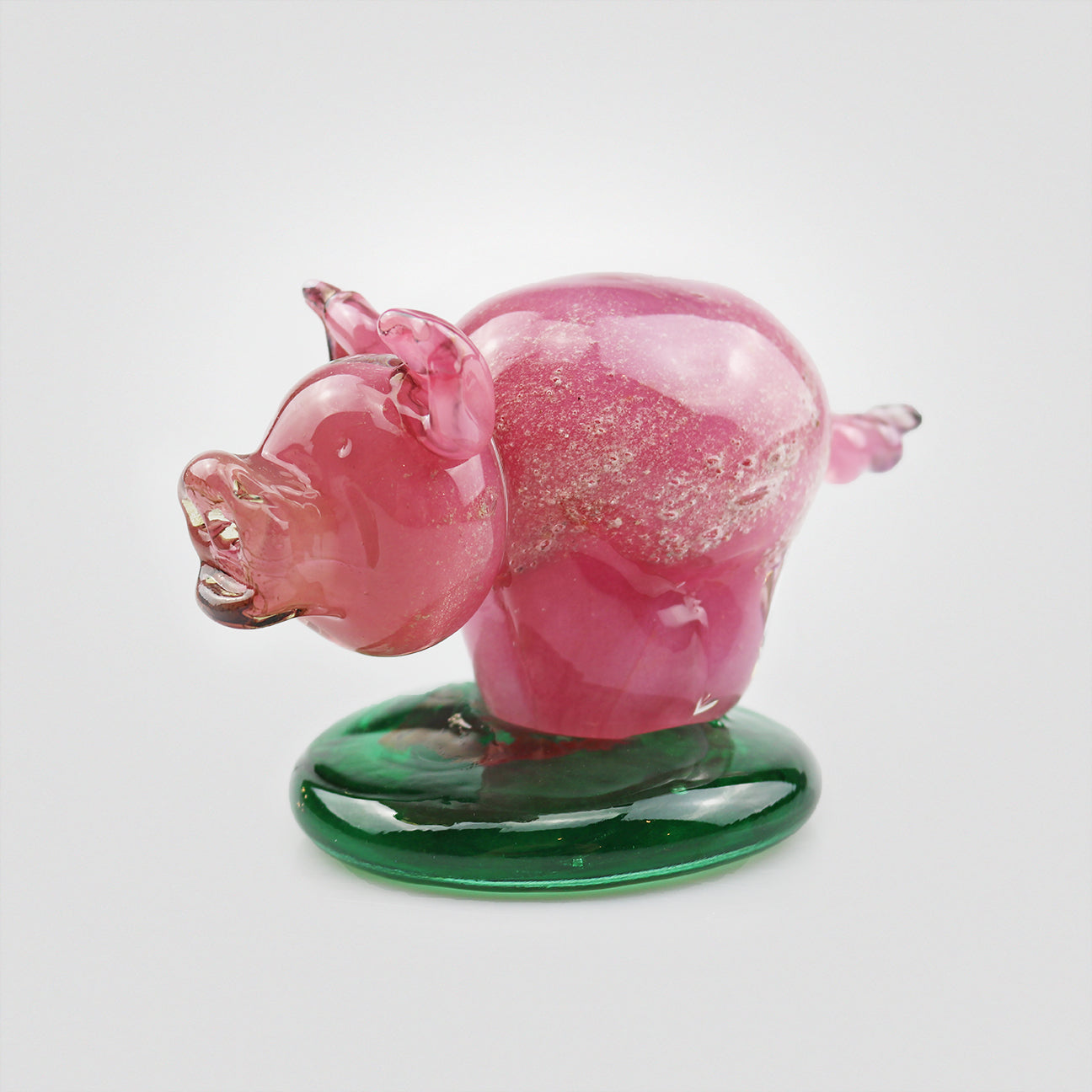 pig custom memorial glass ash